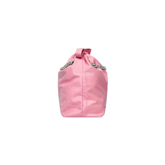 Women Tote Bags Balenciaga Crush Small Tote Bag In Pink