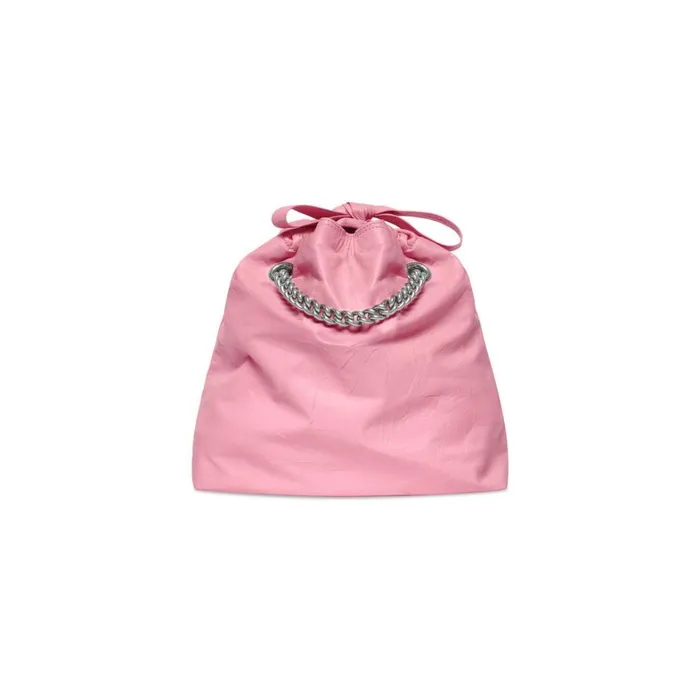 Women Tote Bags Balenciaga Crush Small Tote Bag In Pink