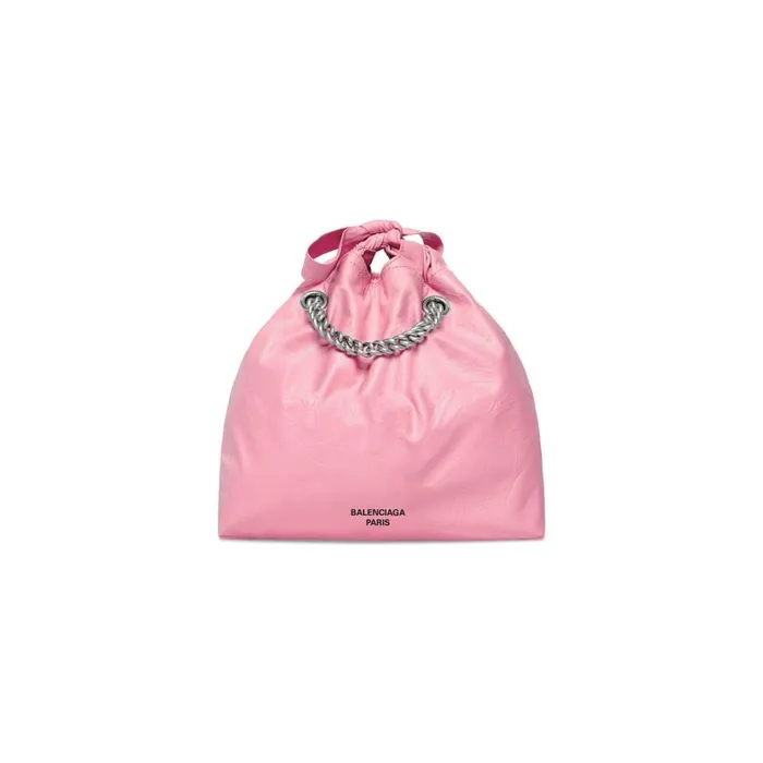 Women Tote Bags Balenciaga Crush Small Tote Bag In Pink