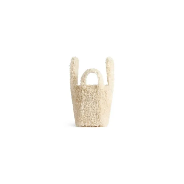 Women Tote Bags Balenciaga Everyday 20 Xs Northsouth Shoulder Tote Bag In Natural