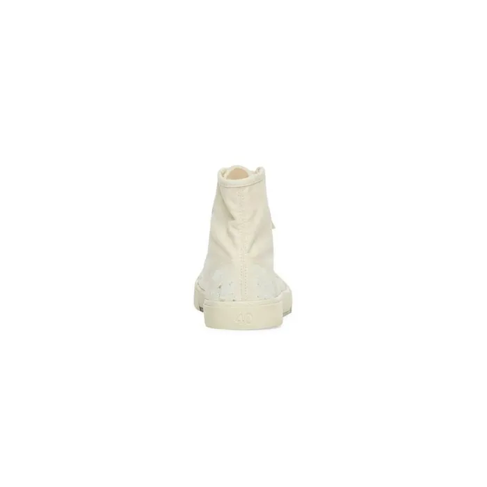 Women Trainers Balenciaga Paris High Top Trainers In White
