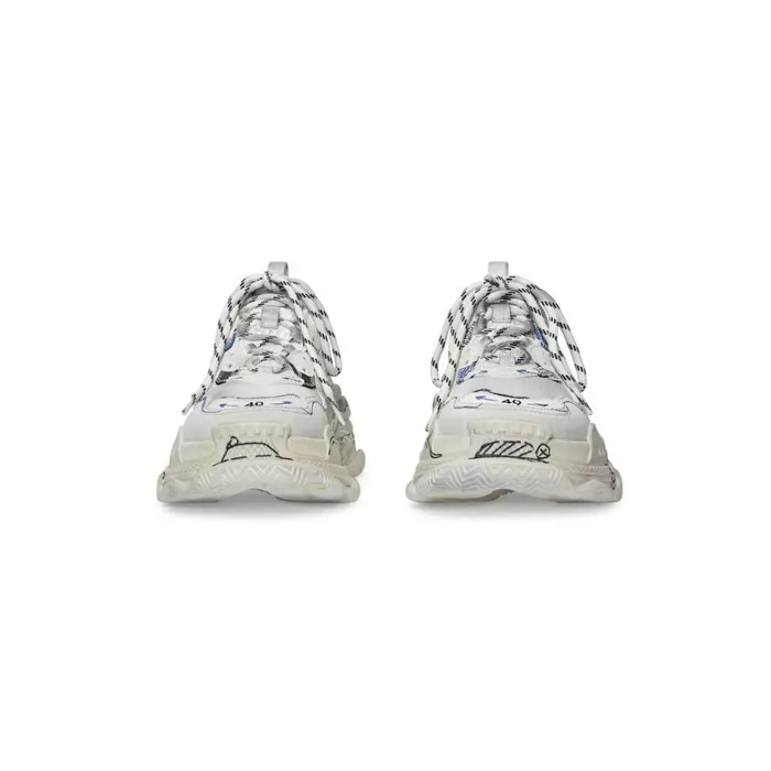 Women Trainers Balenciaga Triple S Sketch Trainers In White