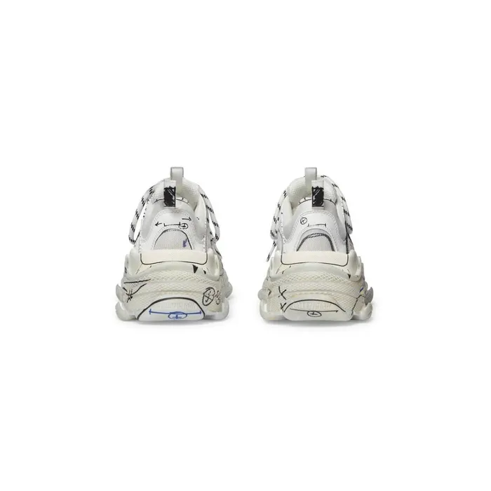Women Trainers Balenciaga Triple S Sketch Trainers In White