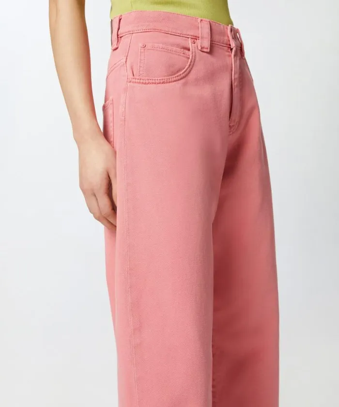 Women Trousers Pinko Cotton Bull Balloon Trousers Sunny Coral Women Trousers Pinko Cotton Bull Balloon Trousers Sunny Coral