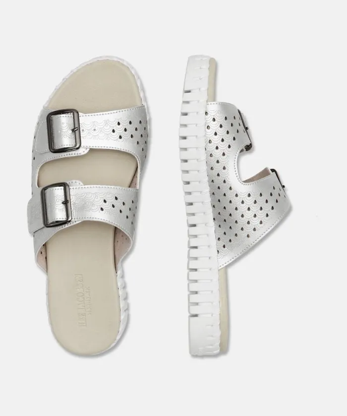Women Tulip Flats Ilse Jacobsen Sandals 8211 Silver Women Tulip Flats Ilse Jacobsen Sandals 8211 Silver