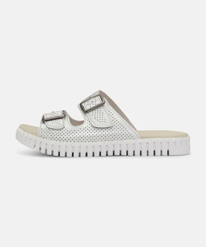 Women Tulip Flats Ilse Jacobsen Sandals 8211 Silver Women Tulip Flats Ilse Jacobsen Sandals 8211 Silver