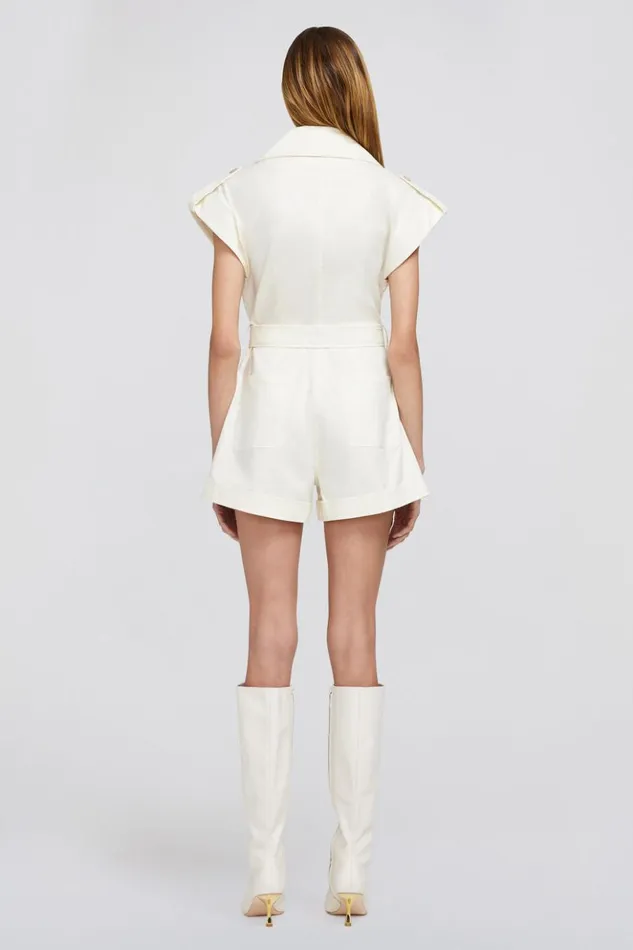 Women Vega Romper Natural White Jonathan Simkhai Dresses and Jumpsuits