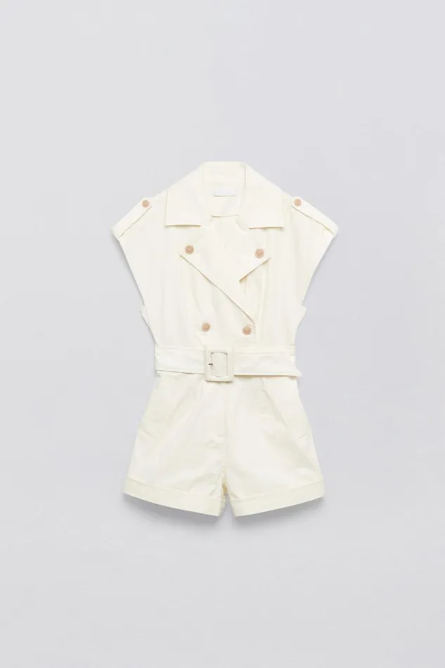 Women Vega Romper Natural White Jonathan Simkhai Dresses and Jumpsuits