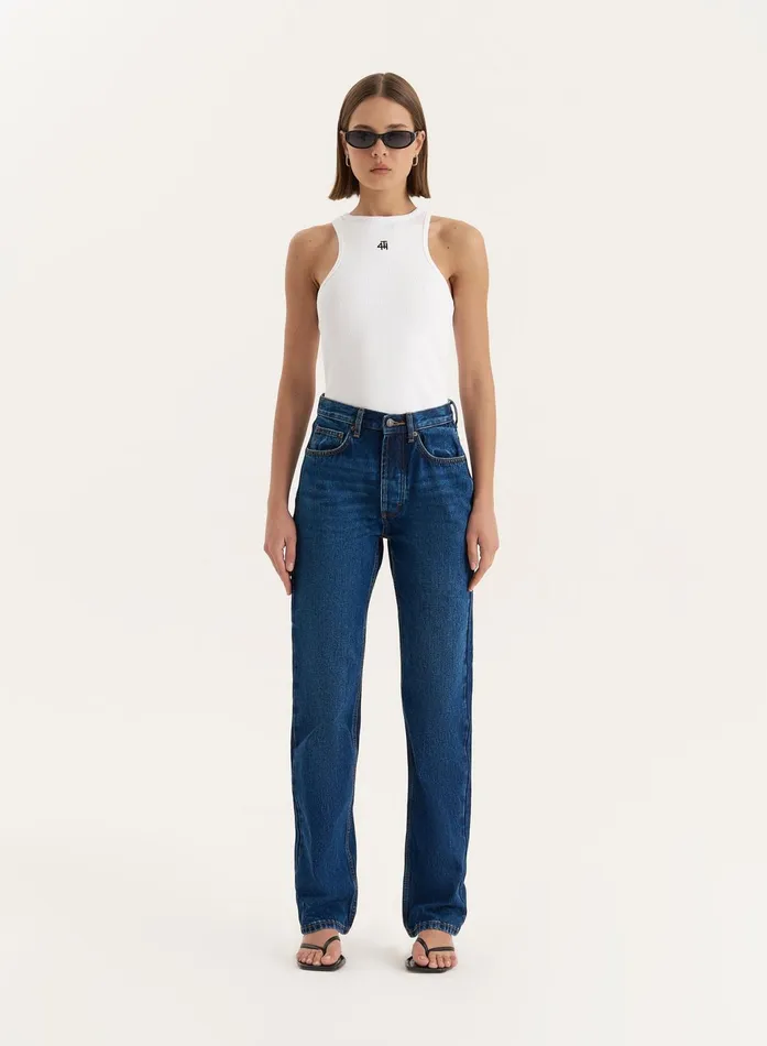 Women White 4th Branded Racer Vest Top 8211 Everyday 4th and Reckless Athleisure Women White 4th Branded Racer Vest Top 8211 Everyday 4th and Reckless Athleisure