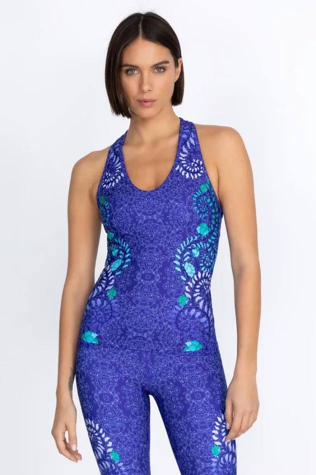 Women Wild Flower Bee Active Mesh Tank Multi Johnny Was Active