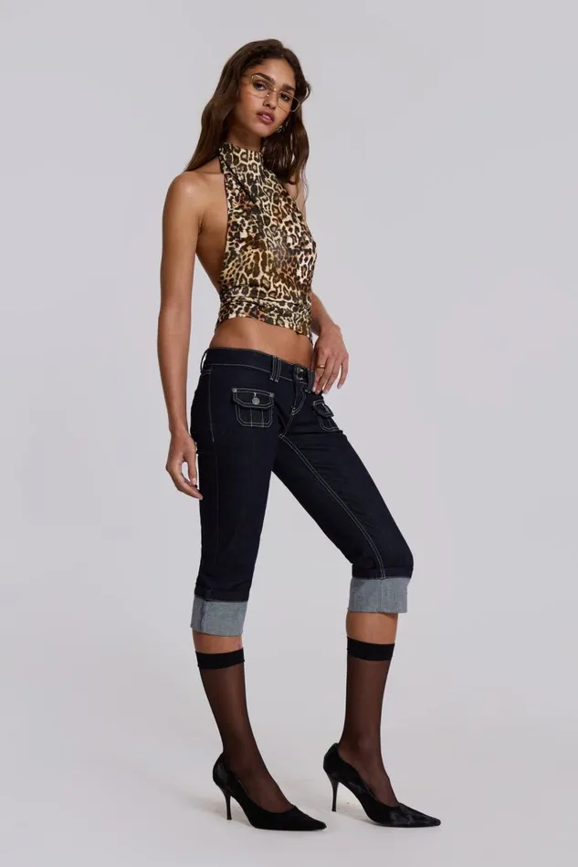 Women Zahra Denim Capri Jaded London Jeans