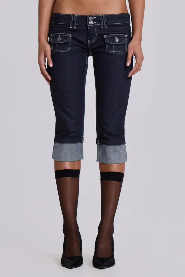 Women Zahra Denim Capri Jaded London Jeans