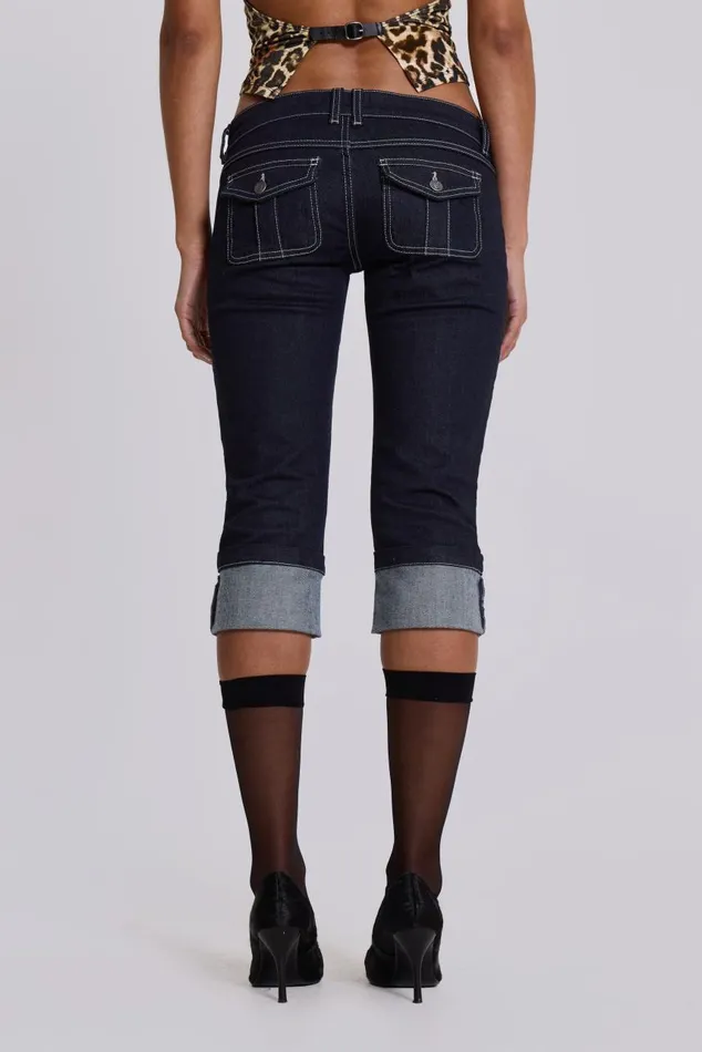 Women Zahra Denim Capri Jaded London Jeans