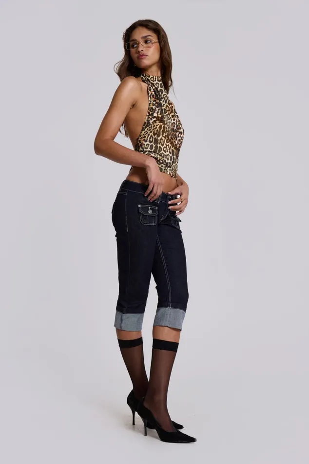 Women Zahra Denim Capri Jaded London Jeans