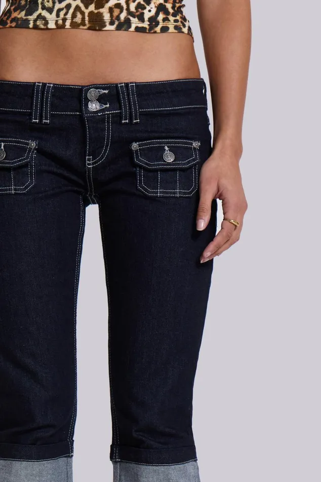 Women Zahra Denim Capri Jaded London Jeans