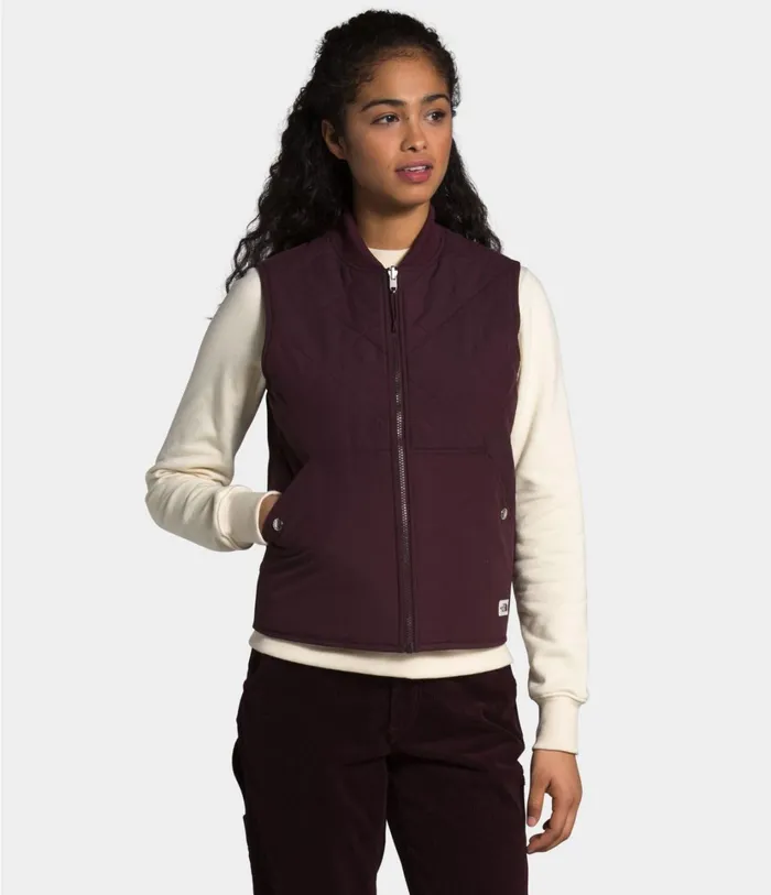 Womens Cuchillo Vest Root Brown The North Face Vests