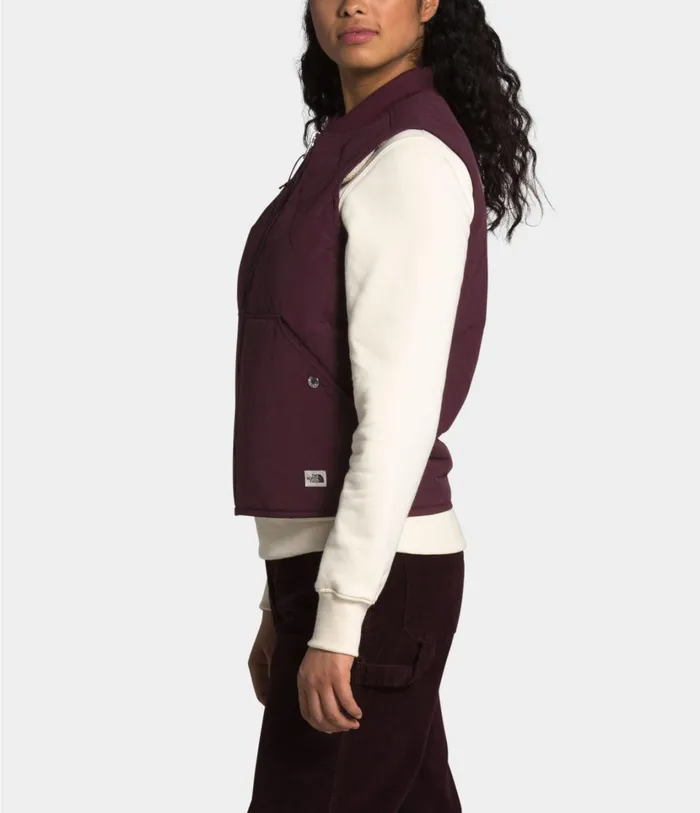 Womens Cuchillo Vest Root Brown The North Face Vests