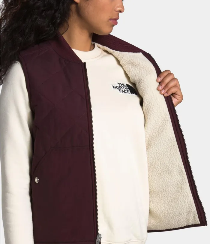 Womens Cuchillo Vest Root Brown The North Face Vests