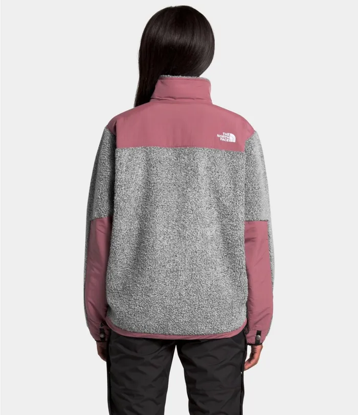 Womens Seasonal Retro Denali Jacket Tnf Medium Grey Heathermesa Rose The North Face Fleece