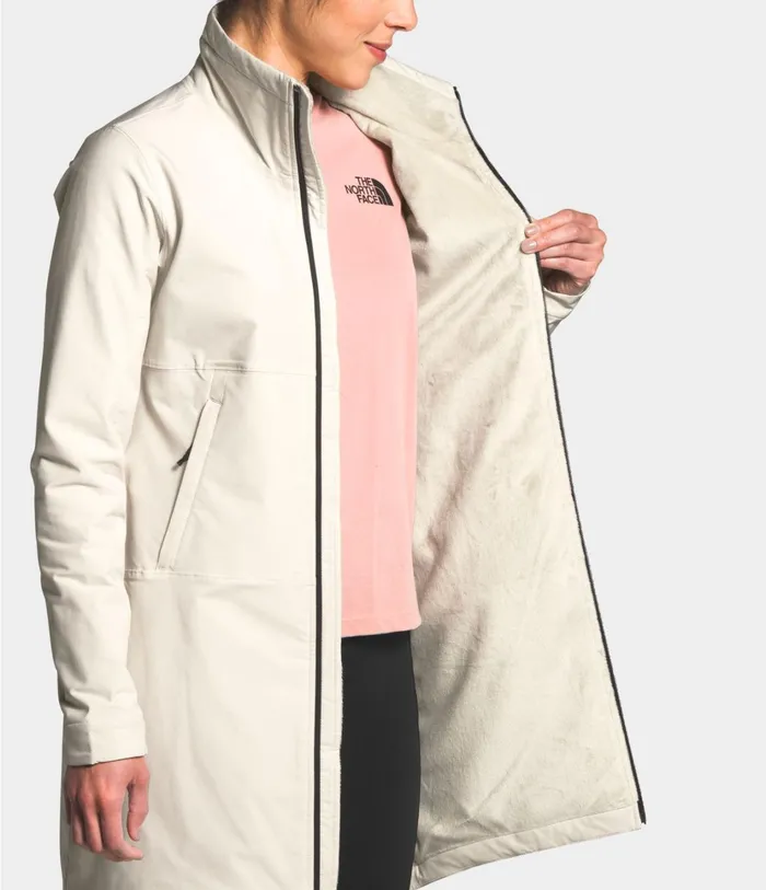 Womens Shelbe Raschel Parka Vintage White The North Face Fleece