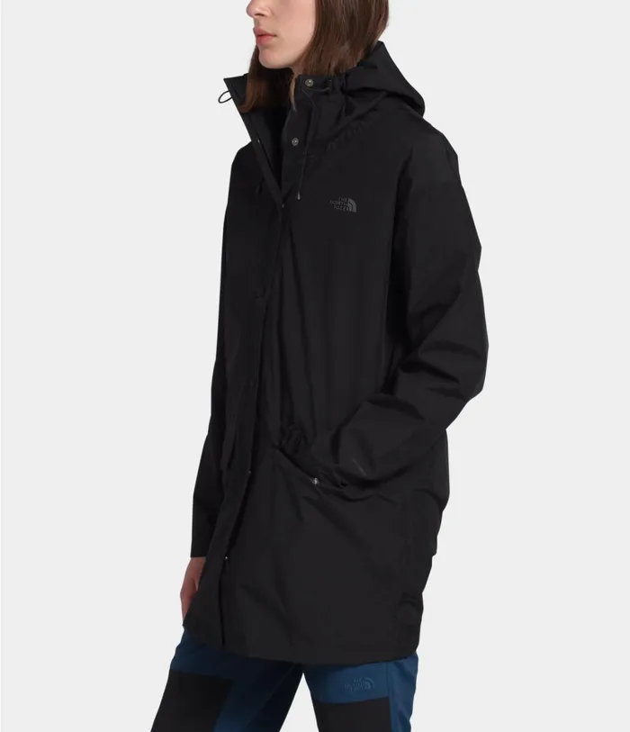Womens Woodmont Rain Jacket Tnf Black The North Face Rainwear