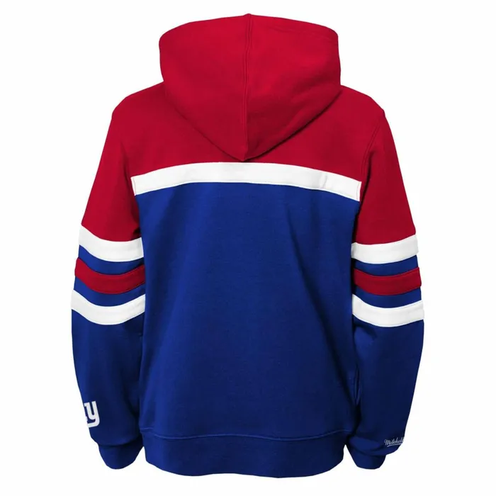 Youth Big Kids Mitchell and Ness Head Coach Hoody New York Giants Youth Big Kids Mitchell and Ness Head Coach Hoody New York Giants