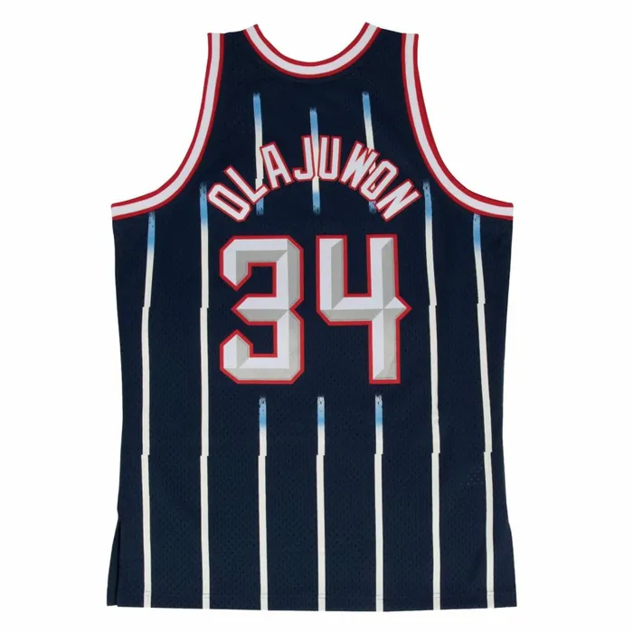 Youth Big Kids Mitchell and Ness Swingman Jersey Houston Rockets Road 199697 Hakeem Olajuwon Youth Big Kids Mitchell and Ness Swingman Jersey Houston Rockets Road 199697 Hakeem Olajuwon
