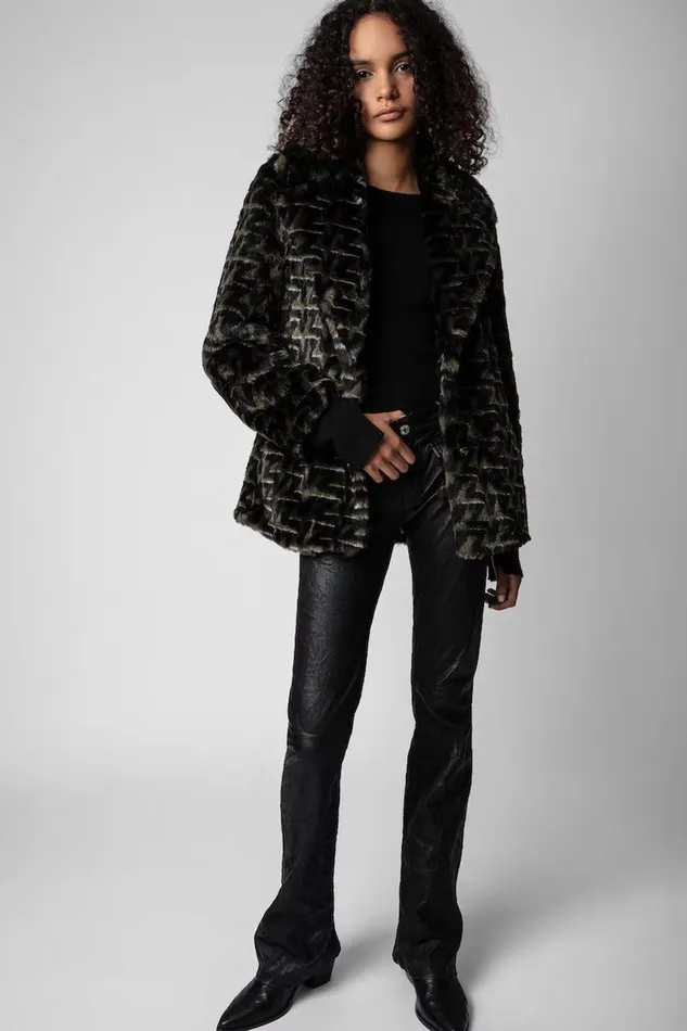 Zadig and Voltaire Coats FERA COAT MOSS 8211 Women