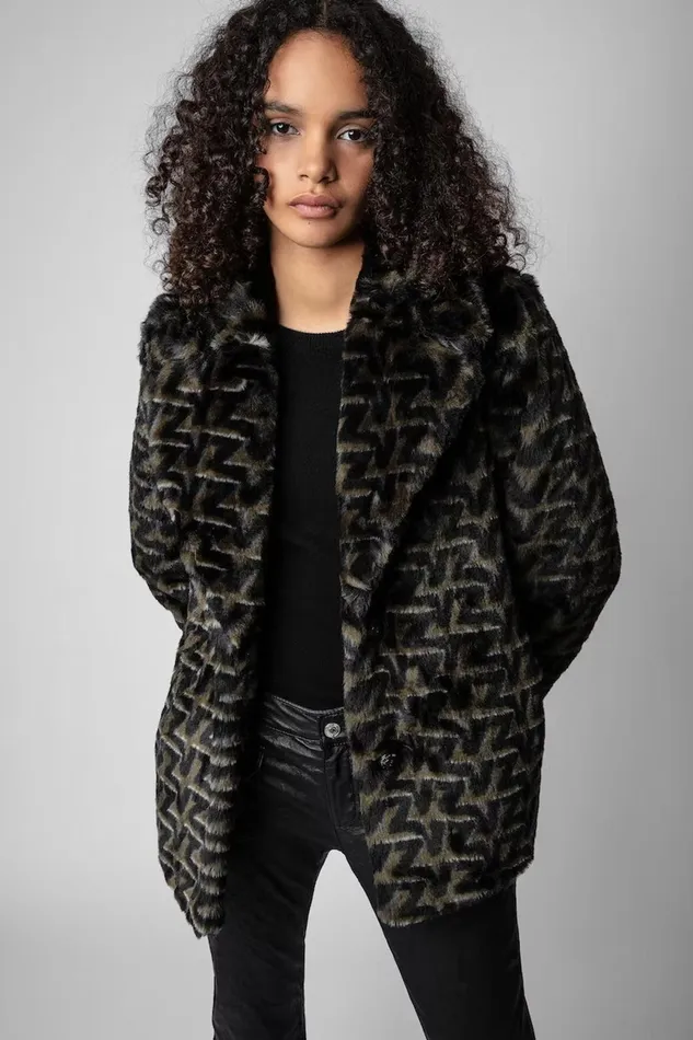 Zadig and Voltaire Coats FERA COAT MOSS 8211 Women Zadig and Voltaire Coats FERA COAT MOSS 8211 Women