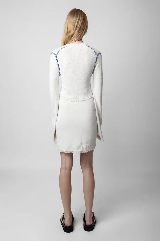 Zadig and Voltaire Dresses HIKO DRESS OFF WHITE 8211 Women Zadig and Voltaire Dresses HIKO DRESS OFF WHITE 8211 Women