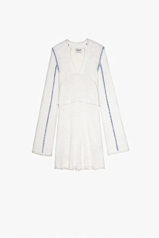 Zadig and Voltaire Dresses HIKO DRESS OFF WHITE 8211 Women Zadig and Voltaire Dresses HIKO DRESS OFF WHITE 8211 Women