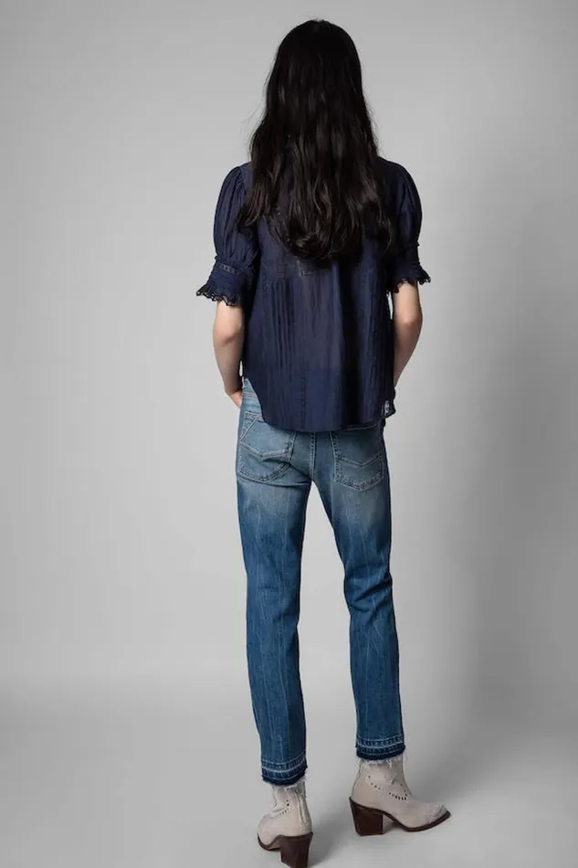 Zadig and Voltaire Shirts and Tops TUPEL TOP DEEP NAVY 8211 Women Zadig and Voltaire Shirts and Tops TUPEL TOP DEEP NAVY 8211 Women
