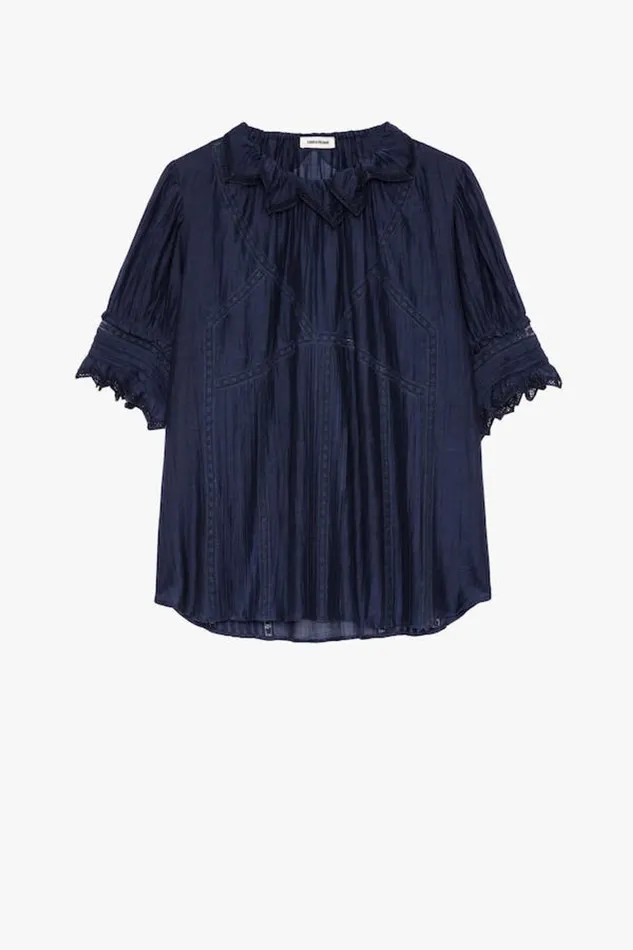 Zadig and Voltaire Shirts and Tops TUPEL TOP DEEP NAVY 8211 Women Zadig and Voltaire Shirts and Tops TUPEL TOP DEEP NAVY 8211 Women