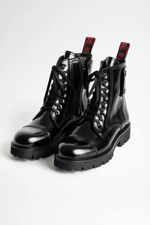 Zadig and Voltaire ShoesBoots MORISSON GLOSSY BOOTS BLACK 8211 WomenMen Zadig and Voltaire ShoesBoots MORISSON GLOSSY BOOTS BLACK 8211 WomenMen