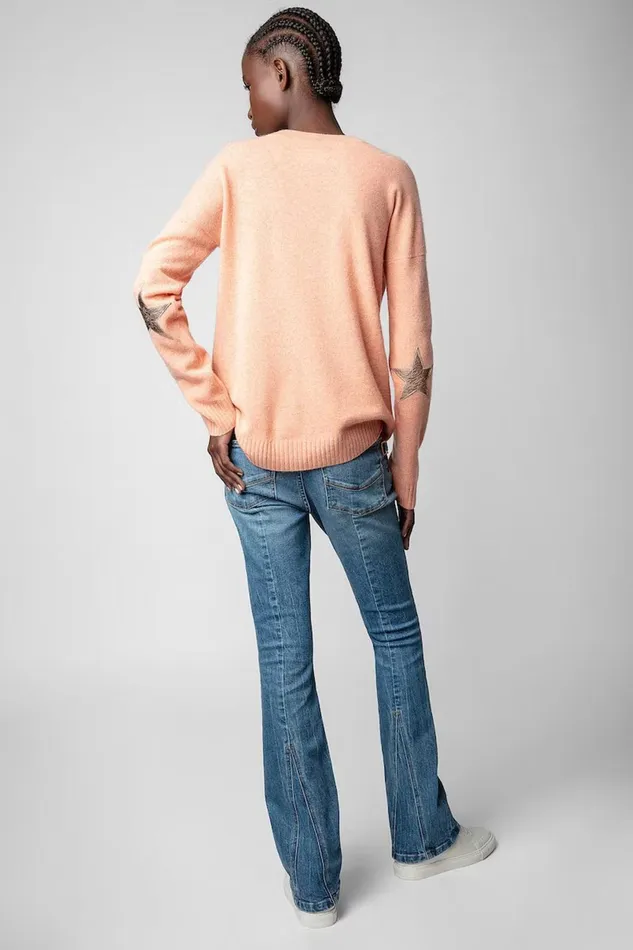 Zadig and Voltaire Sweaters and Knitwear CICI WS PATCH CORAL 8211 Women Zadig and Voltaire Sweaters and Knitwear CICI WS PATCH CORAL 8211 Women
