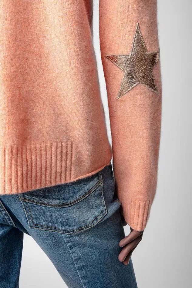 Zadig and Voltaire Sweaters and Knitwear CICI WS PATCH CORAL 8211 Women Zadig and Voltaire Sweaters and Knitwear CICI WS PATCH CORAL 8211 Women